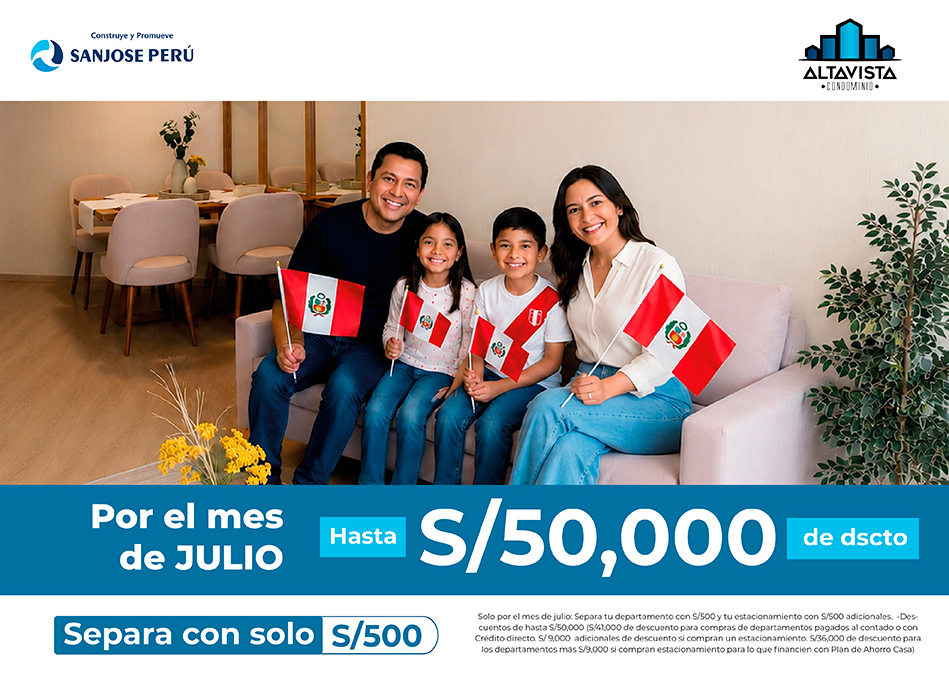 En este mes patrio, Altavista Condominio llega con increíbles promociones